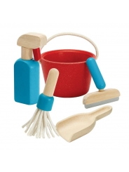 Juguete de Madera Set de Limpieza de Plan Toys - Aúpa Organics