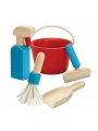 Juguete de Madera Set de Limpieza de Plan Toys - Aúpa Organics