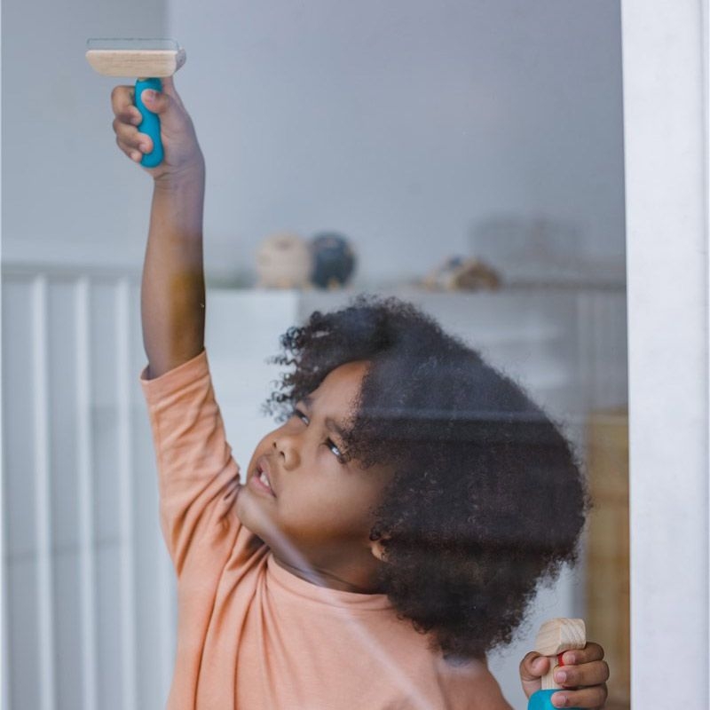 Juguete de Madera Set de Limpieza de Plan Toys - Aúpa Organics