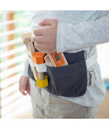Cinturón de Herramientas de madera de Plan Toys - Aúpa Organics