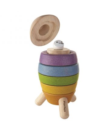 Cohete Apilable de Plan Toys - Aúpa Organics