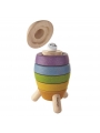 Cohete Apilable de Plan Toys - Aúpa Organics