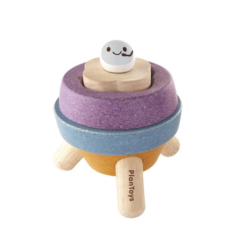 Cohete Apilable de Plan Toys - Aúpa Organics