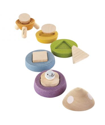 Cohete Apilable de Plan Toys - Aúpa Organics