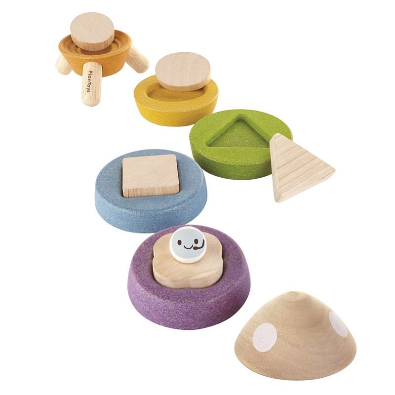 Cohete Apilable de Plan Toys - Aúpa Organics