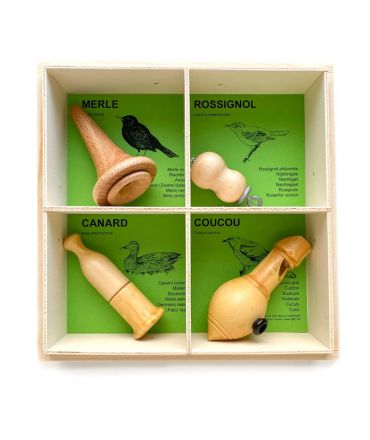 Pack de 6 Silbatos de Pájaro - Aves de Europa - Aúpa Organics