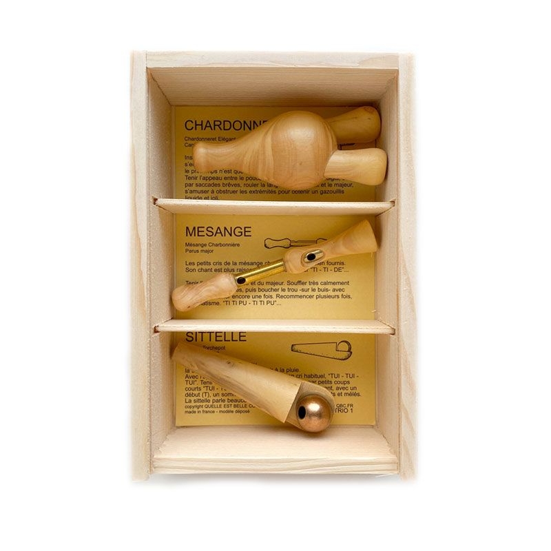 Pack de 6 Silbatos de Pájaro - Aves de Europa - Aúpa Organics