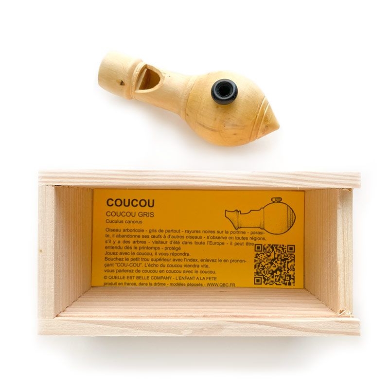 Silbato de Pájaro de Madera Cuco - Aúpa Organics