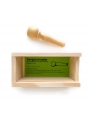 Silbato de Pájaro de Madera Lavandera Boyera/Blanca - Aúpa Organics
