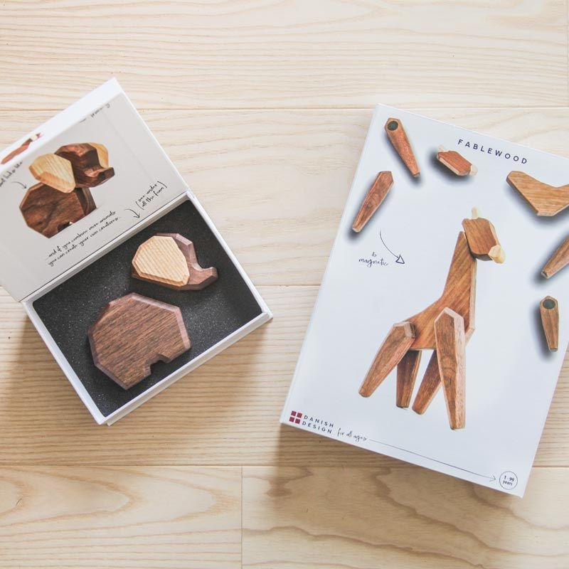 Jirafa Grande Magnético de Madera FableWood - Aúpa Organics