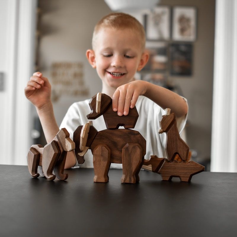 Madre Elefante Magnético de Madera FableWood - Aúpa Organics