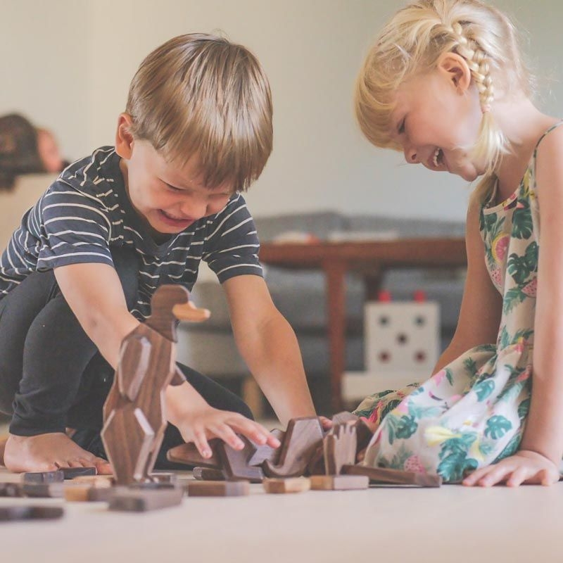 Jirafa Pequeña Magnético de Madera FableWood - Aúpa Organics