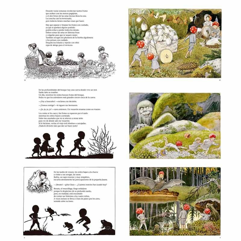 Los niños del bosque - Elsa Beskow - Aúpa Organics