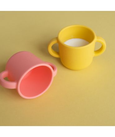 Pack de 2 Tazas Infantiles de Silicona Premium - Aúpa Organics
