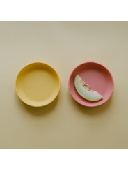 Pack de 2 Platos Infantiles de Silicona Premium - Aúpa Organics