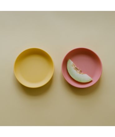 Pack de 2 Platos Infantiles de Silicona Premium - Aúpa Organics