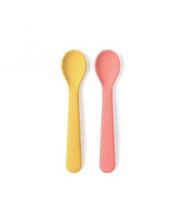 Pack de 2 Cucharitas Infantiles de Silicona Premium - Aúpa Organics