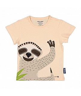 Camiseta Perezoso de Algodón Orgánico - Coq en Pate Moda CO_SCPAR