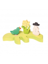 Hoja Base para Anillo de Cumpleaños Waldorf de Grimm's - Aúpa Organics