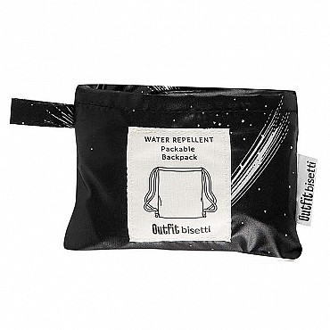 Mochila Impermeable de Poliéster Reciclado Stars Black - Aúpa Organics