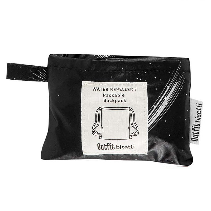 Mochila Impermeable de Poliéster Reciclado Stars Black - Aúpa Organics