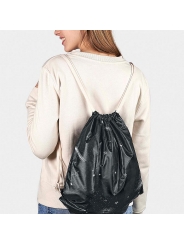 Mochila Impermeable de Poliéster Reciclado Stars Black - Aúpa Organics
