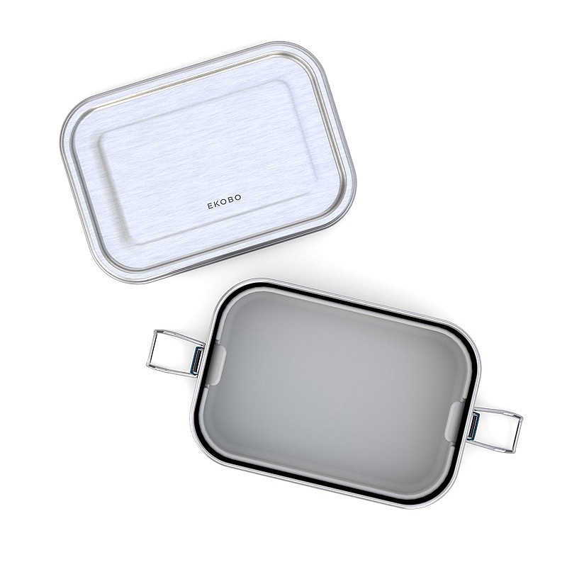 Fiambrera Hermética & Microondas de Acero Inoxidable 800 ml - Ekobo