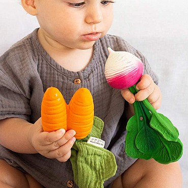 Mordedor y Doudou John Cathy La Zanahoria Oli&Carol- Aúpa Organics