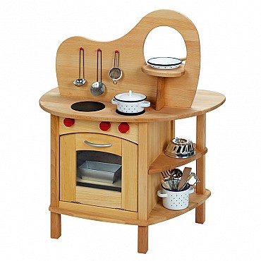 Cocinita de Madera Waldorf a dos lados - Aúpa Organics