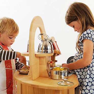 Cocinita de Madera Waldorf a dos lados - Aúpa Organics