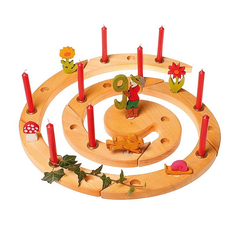 Flor de Caléndula Figura para el Anillo de Cumpleaños Grimm's - Aúpa Organics