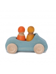 Coche de Madera con 2 Conductores