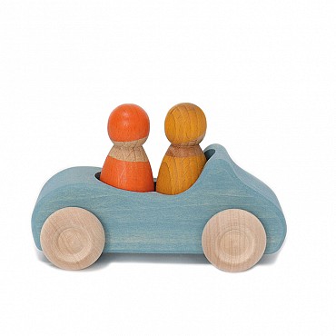 Coche de Madera con 2 Conductores