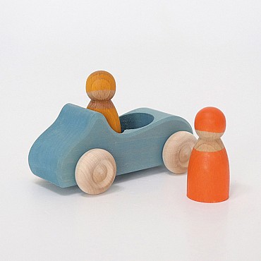 Coche de Madera con 2 Conductores