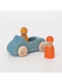 Coche de Madera con 2 Conductores