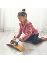 Coche de Madera con 2 Conductores