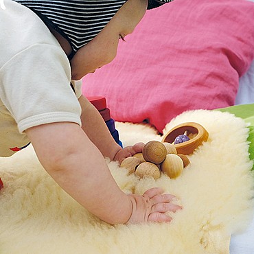 Pulsera de Bolas de Madera Natural