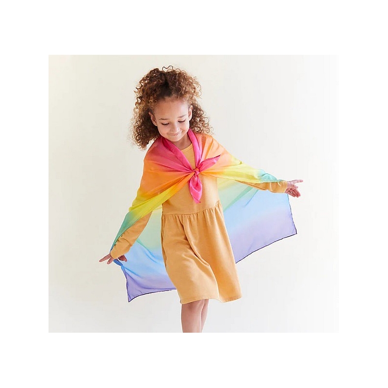 Tela de Seda Mediana Arco Iris - Sarah's Silks