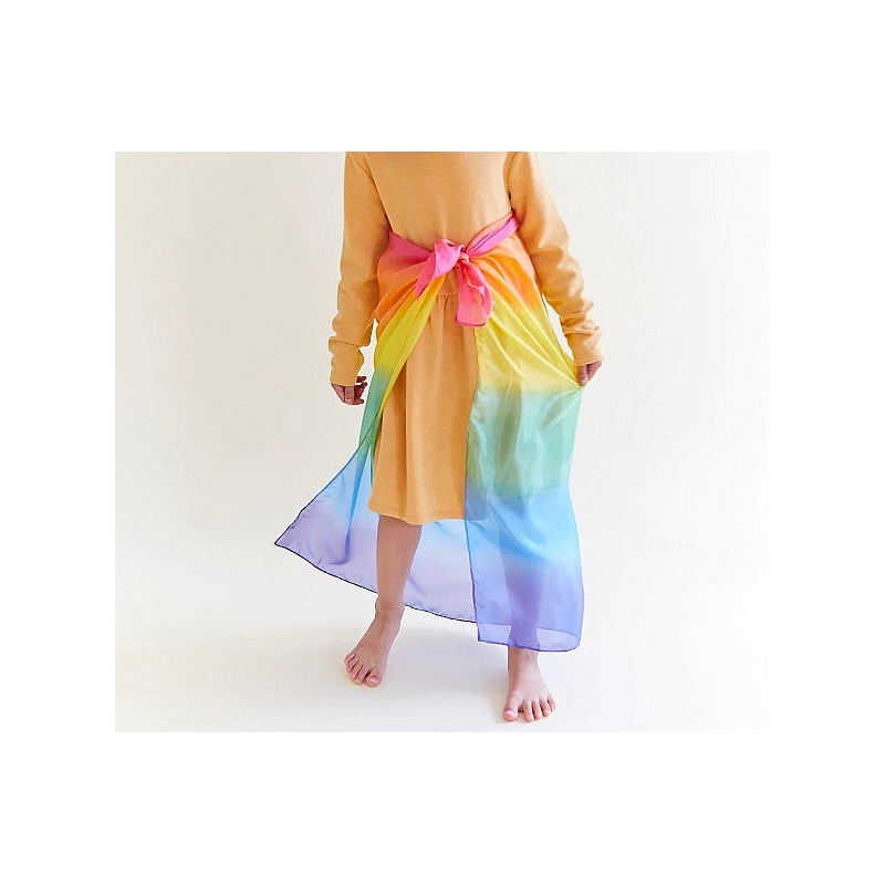 Tela de Seda Mediana Arco Iris - Sarah's Silks