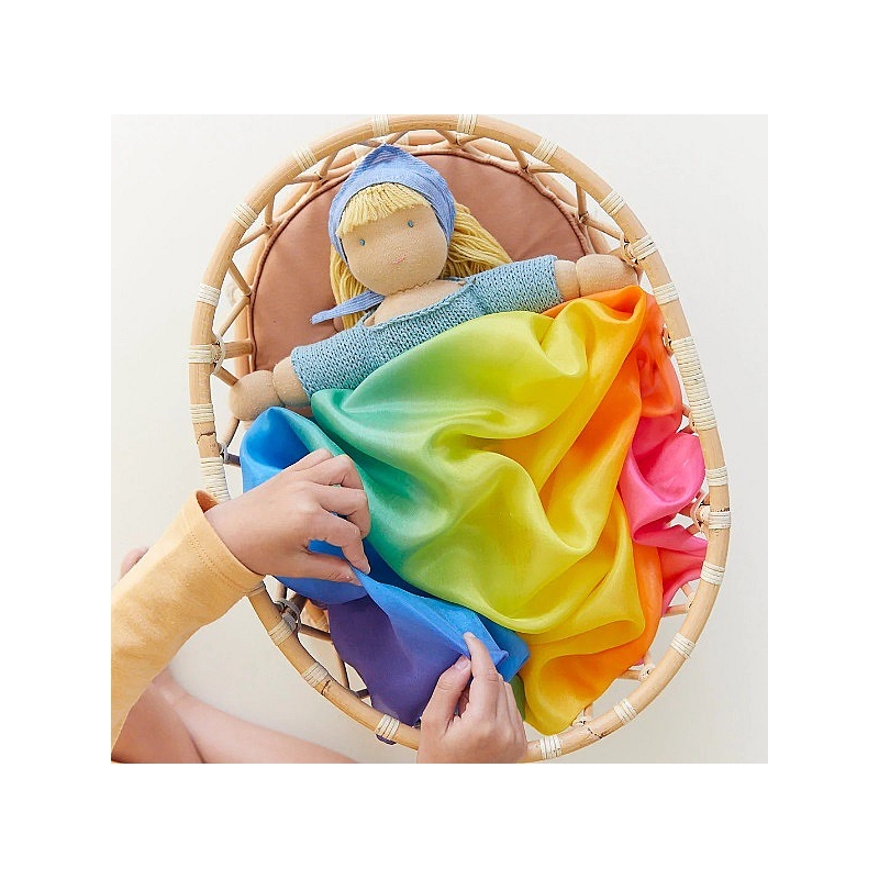 Tela de Seda Mediana Arco Iris - Sarah's Silks