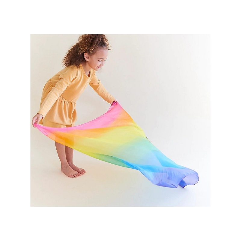 Tela de Seda Mediana Arco Iris - Sarah's Silks