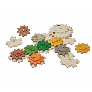 Engranajes y Rompecabezas de Plan Toys - Aúpa Organics