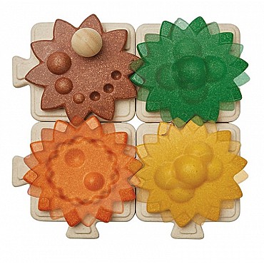 Engranajes y Rompecabezas de Plan Toys - Aúpa Organics