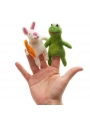 Marionetas de dedo de Fieltro Eana y Conejo - Aúpa Organics