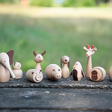 Pack de 10 animales de Madera - Aúpa Organics