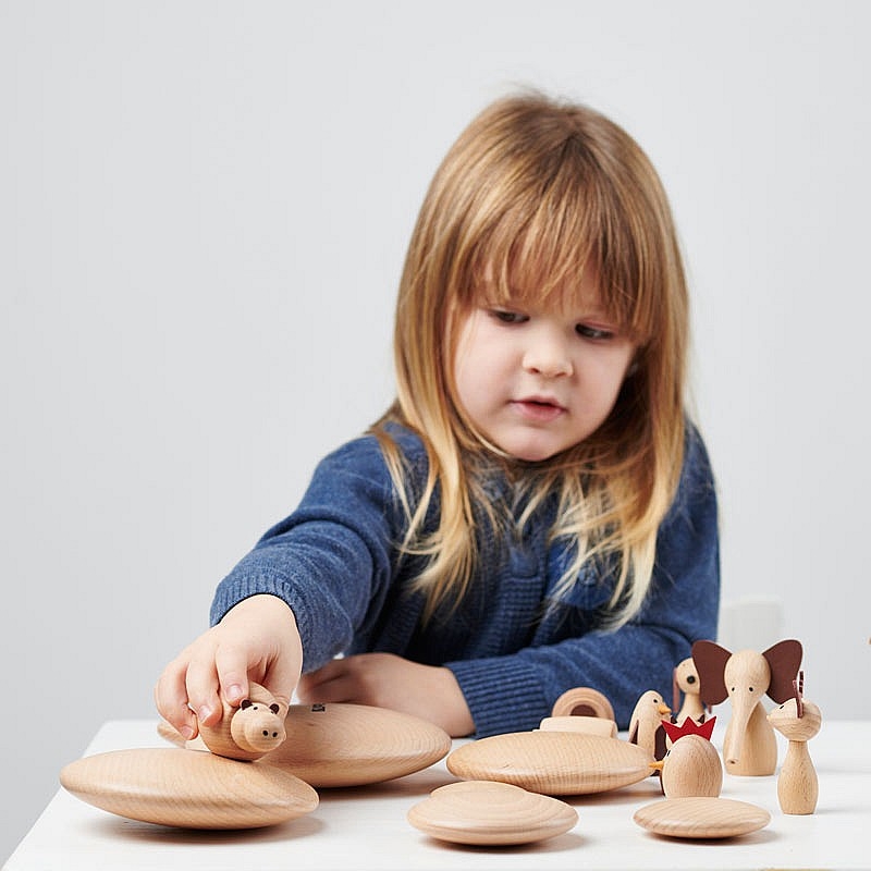 Pack de 10 animales de Madera - Aúpa Organics