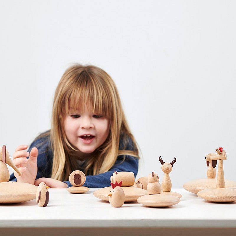 Pack de 10 animales de Madera - Aúpa Organics