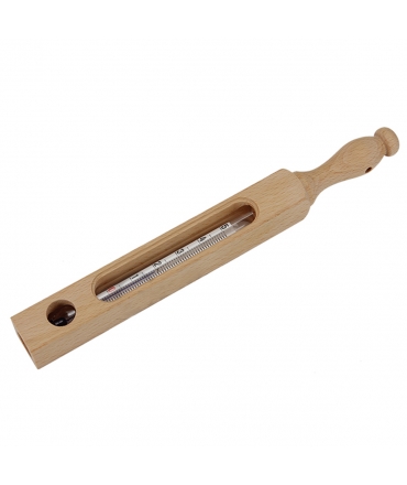 Termómetro de Madera para el Baño