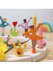 Bailarina Orange Blossom Figura para el Anillo de Cumpleaños Grimm's - Aúpa Organics