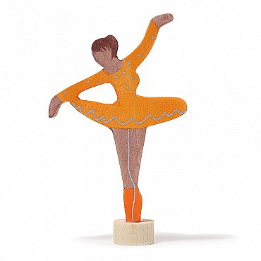 Bailarina Orange Blossom Figura para el Anillo de Cumpleaños Grimm's - Aúpa Organics